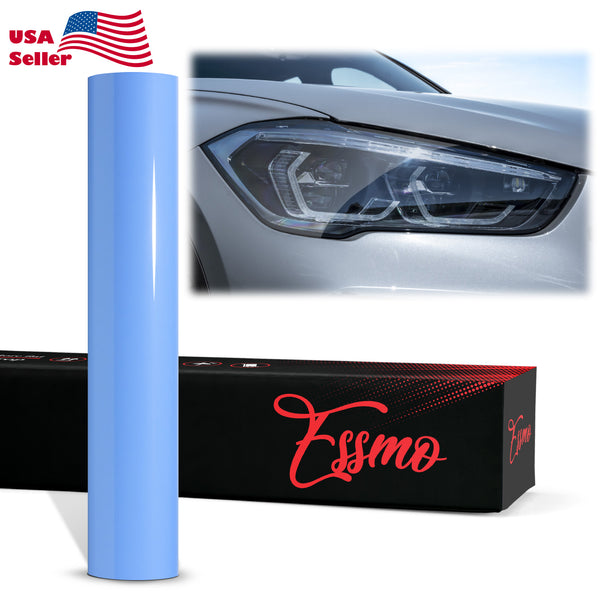 Tint TPU Gloss Light Blue PPF Headlight Tint Film