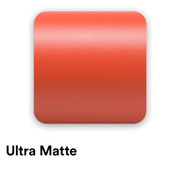 Ultra Matte Flat Molten Orange Vinyl Wrap