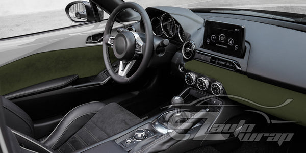 Velvet Army Green Vinyl Wrap