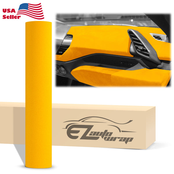 Velvet Yellow Vinyl Wrap