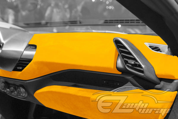 Velvet Yellow Vinyl Wrap