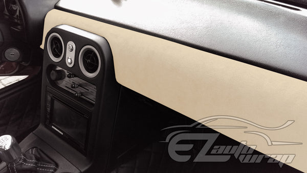 Velvet Stretchable Beige Vinyl Wrap