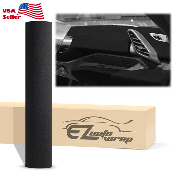 Velvet Stretchable Black Vinyl Wrap