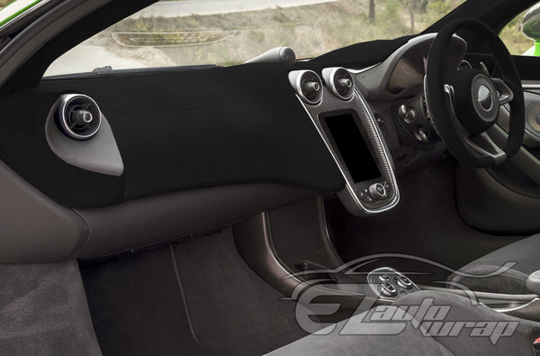 Velvet Stretchable Black Vinyl Wrap