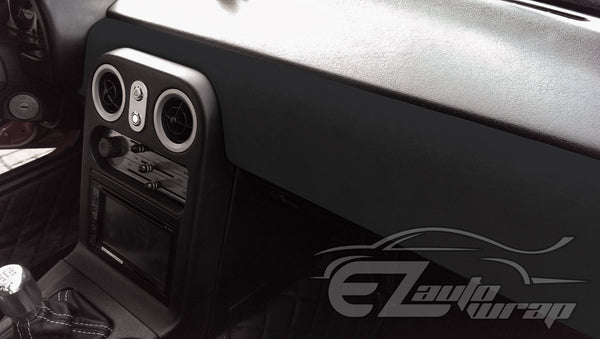 Velvet Stretchable Black Vinyl Wrap