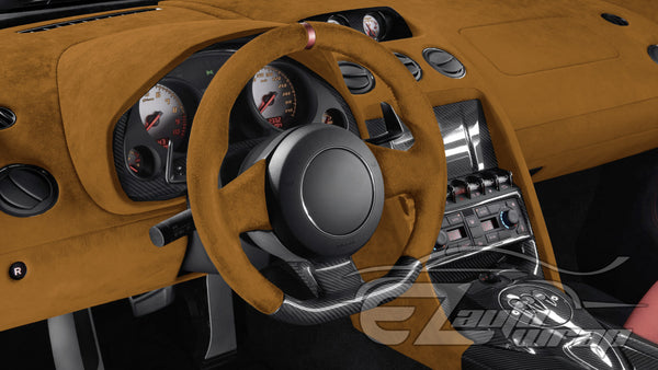 Velvet Stretchable Coffee Brown Vinyl Wrap