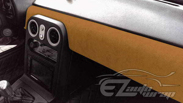 Velvet Stretchable Coffee Brown Vinyl Wrap