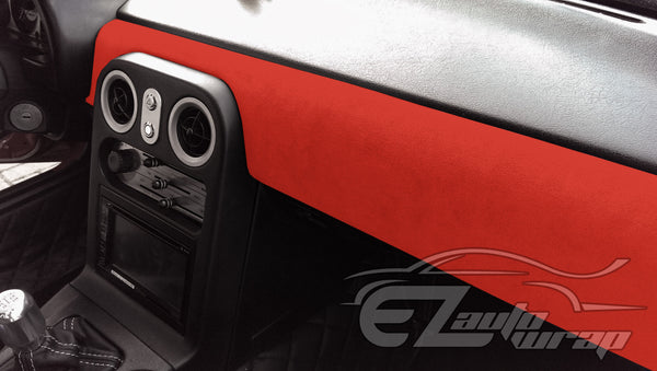 Velvet Stretchable Dark Red Vinyl Wrap