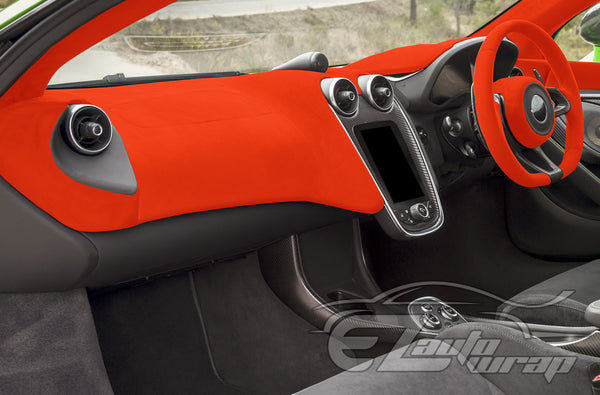 Velvet Stretchable Flame Red Vinyl Wrap