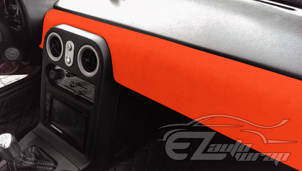 Velvet Stretchable Flame Red Vinyl Wrap