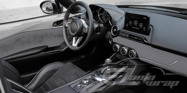 Velvet Stretchable Nardo Gray Vinyl Wrap