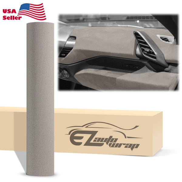 Velvet Stretchable Storm Gray Vinyl Wrap