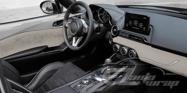 Velvet Stretchable Storm Gray Vinyl Wrap