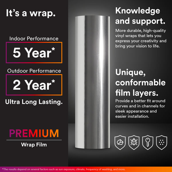 Supercast Acid Lime Easy Stretch Chrome Vinyl Wrap