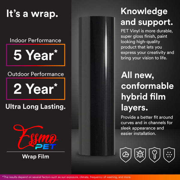 PET Super Gloss Apple Green Vinyl Wrap