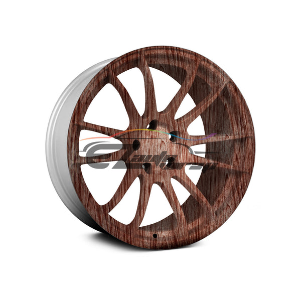 19"x38" Hydrographic Film Wood Grain Print #1