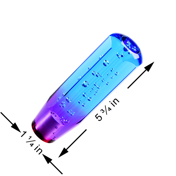 Shift Knob Stick Crystal Purple Blue SK53A (10cm / 15cm / 20cm / 25cm / 30cm)