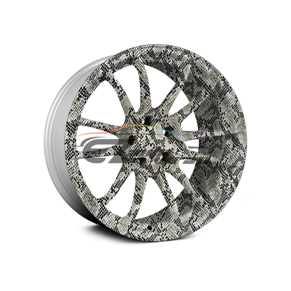 19"x38" Hydrographic Film Snake Skin #19