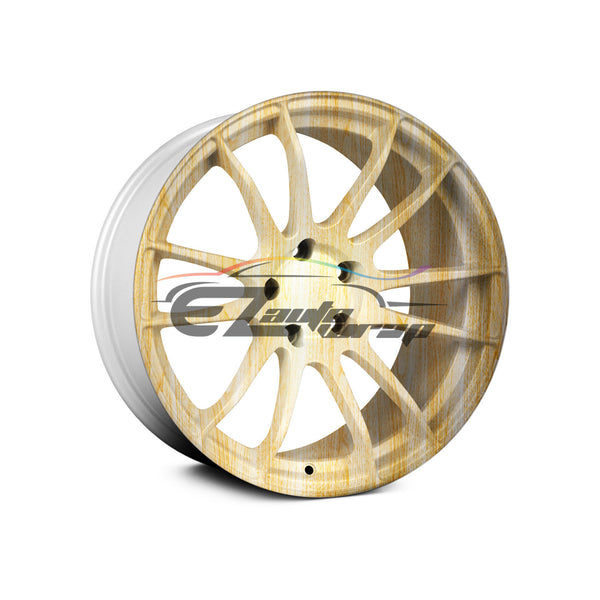 19"x38" Hydrographic Film Wood Grain Print #2