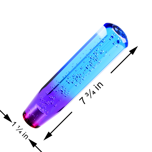Shift Knob Stick Crystal Purple Blue SK53A (10cm / 15cm / 20cm / 25cm / 30cm)