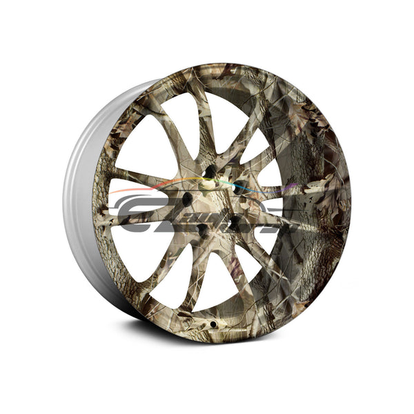 19"x38" Hydrographic Film Forest #21