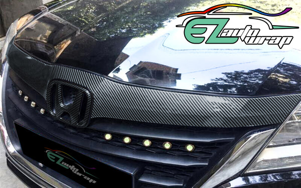 2D Carbon Fiber Textured Black Vinyl Wrap