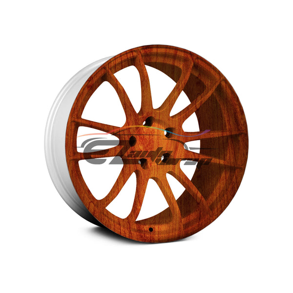 19"x38" Hydrographic Film Wood Grain Print #3