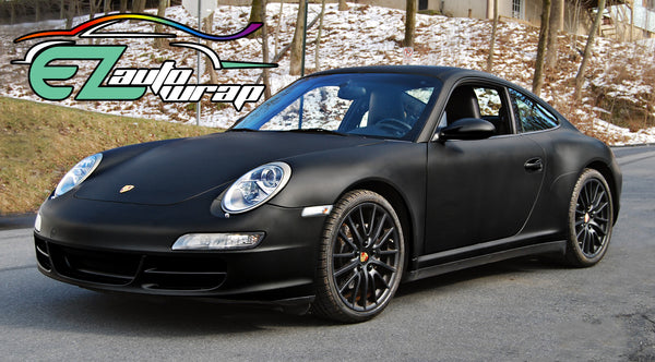 Genuine 3M Controltac Matte Black Vinyl Wrap