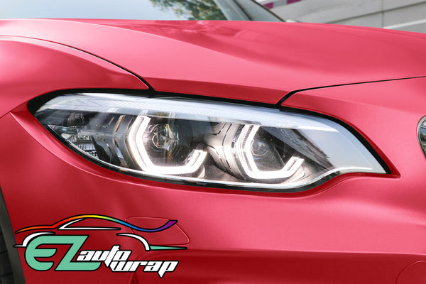 Satin Chrome Pink Vinyl