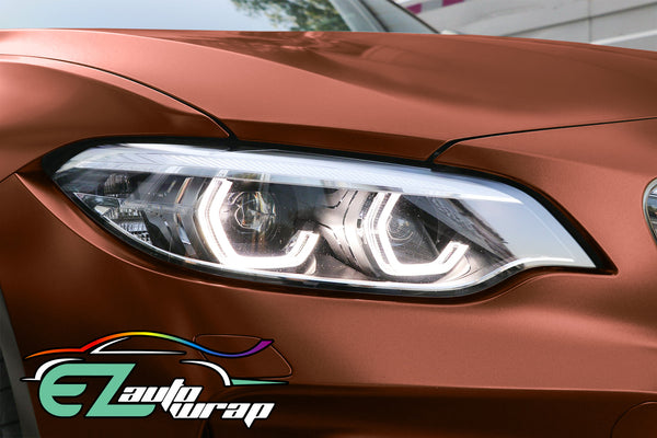 Satin Chrome Bronze Vinyl