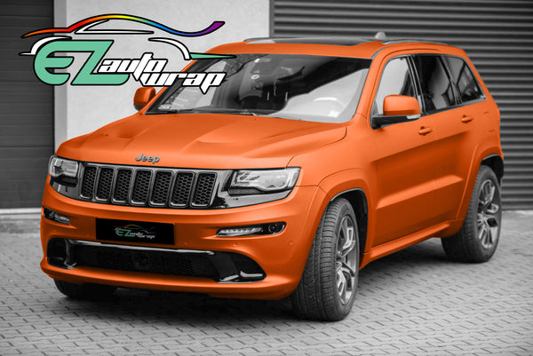 Satin Chrome Orange Vinyl