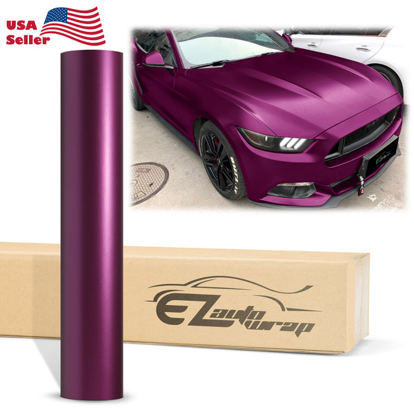 Satin Chrome Magenta Purple Vinyl