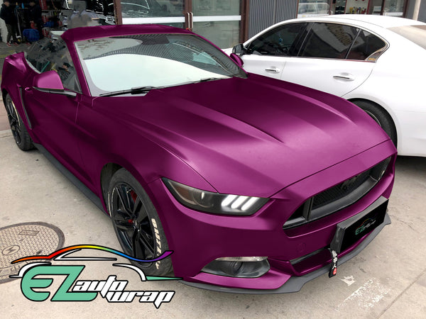 Satin Chrome Magenta Purple Vinyl