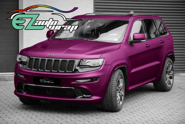 Satin Chrome Magenta Purple Vinyl