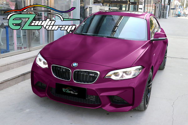 Satin Chrome Magenta Purple Vinyl