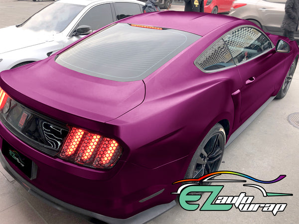 Satin Chrome Magenta Purple Vinyl