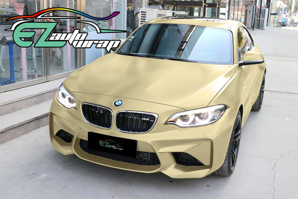 Satin Chrome Champagne Gold Vinyl