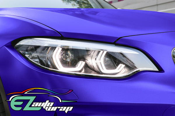 Satin Chrome Purple Vinyl