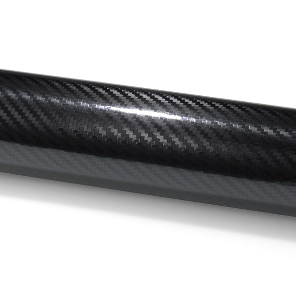 5D Carbon Fiber Black High Gloss Realistic Vinyl Wrap