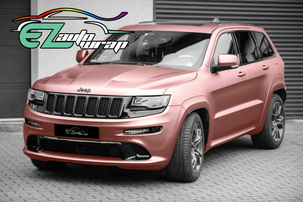 Satin Chrome Rose Gold Vinyl