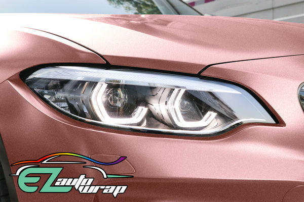 Satin Chrome Rose Gold Vinyl