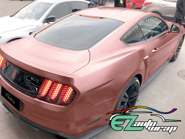 Satin Chrome Rose Gold Vinyl