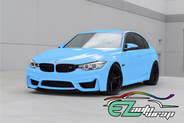 ESSMO™ PPF Paint Protection Film Gloss Light Blue Vinyl Invisible Scratches Shield Wrap DIY