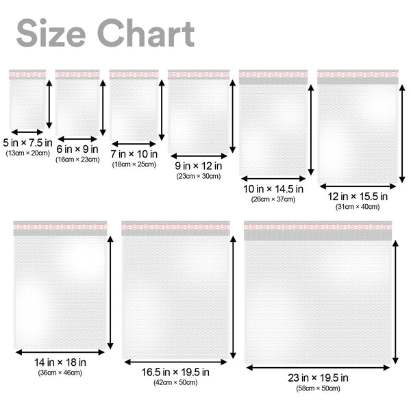 10"x14.5" (26cmx37cm) PO Bubble Mailer Mailing Shipping Multipurpose Waterproof  Durability Envelopes Bags