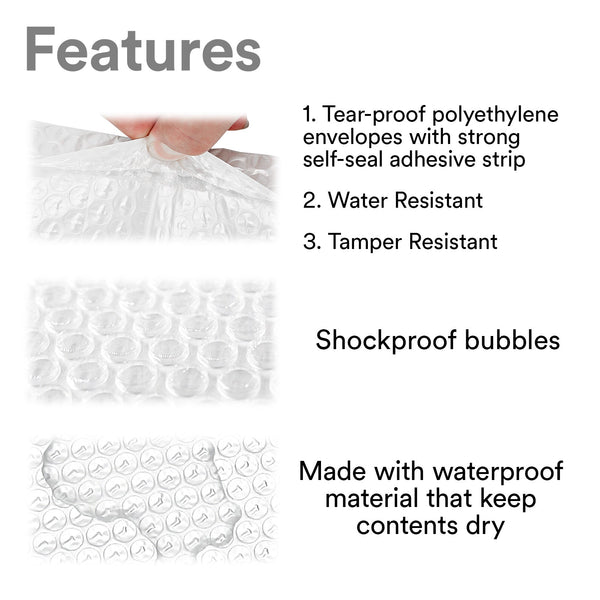 14"x18" (36cmx46cm) PO Bubble Mailer Mailing Shipping Multipurpose Waterproof  Durability Envelopes Bags