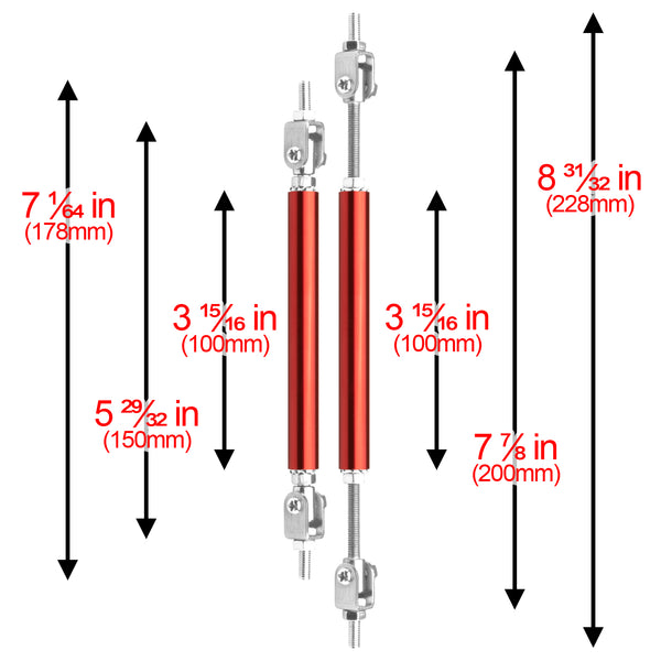 Universal Adjustable Bumper Splitter Rod