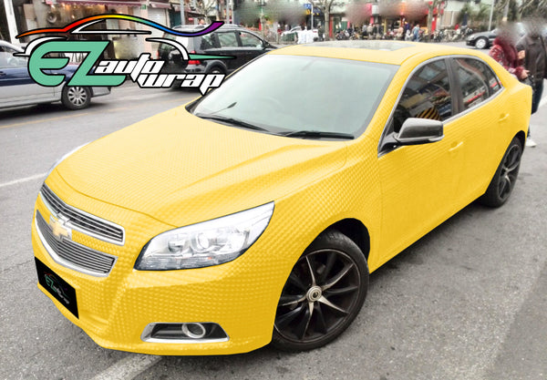 Cat Eye Yellow Vinyl Wrap