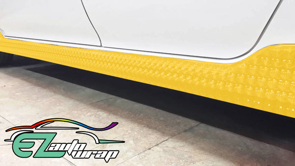 Cat Eye Yellow Vinyl Wrap