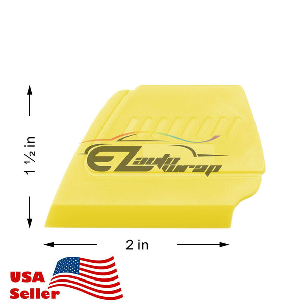 Hard-edge Precision Detailer Yellow Squeegee