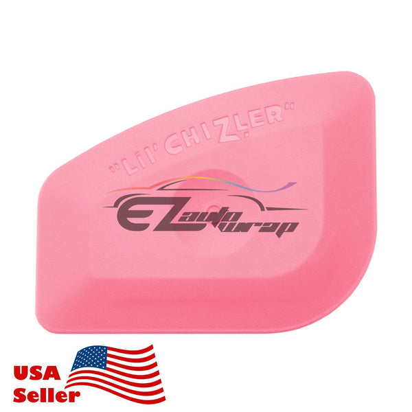 Lil' Chizler Hard-edge Detailer Pink Squeegee
